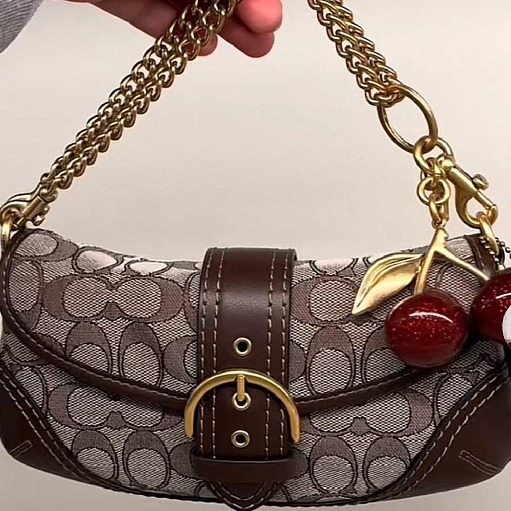 Soho Bag 25 In Signature Jacquard 🍒